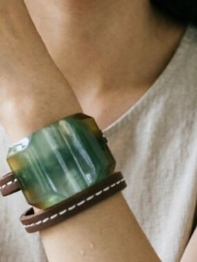 Marni resin wrap bracelet